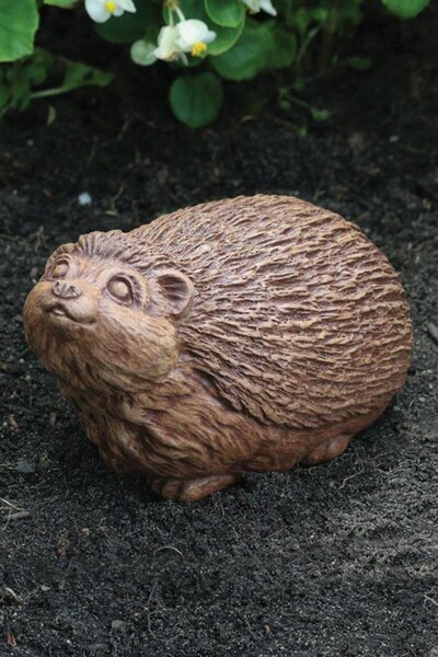 Hedgehog Garden Statue Cement Life Size Sculpture Cast Stone Massarelli